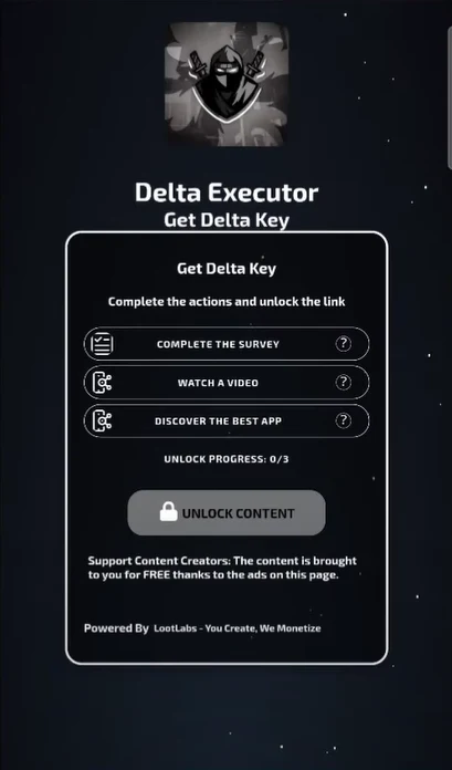 Delta Key Task