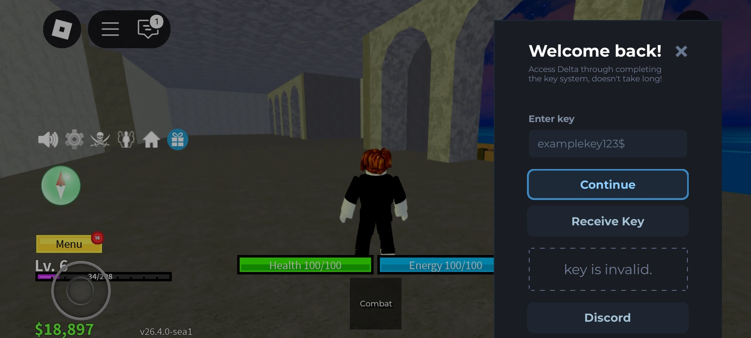 Delta Executor Copy Key Link